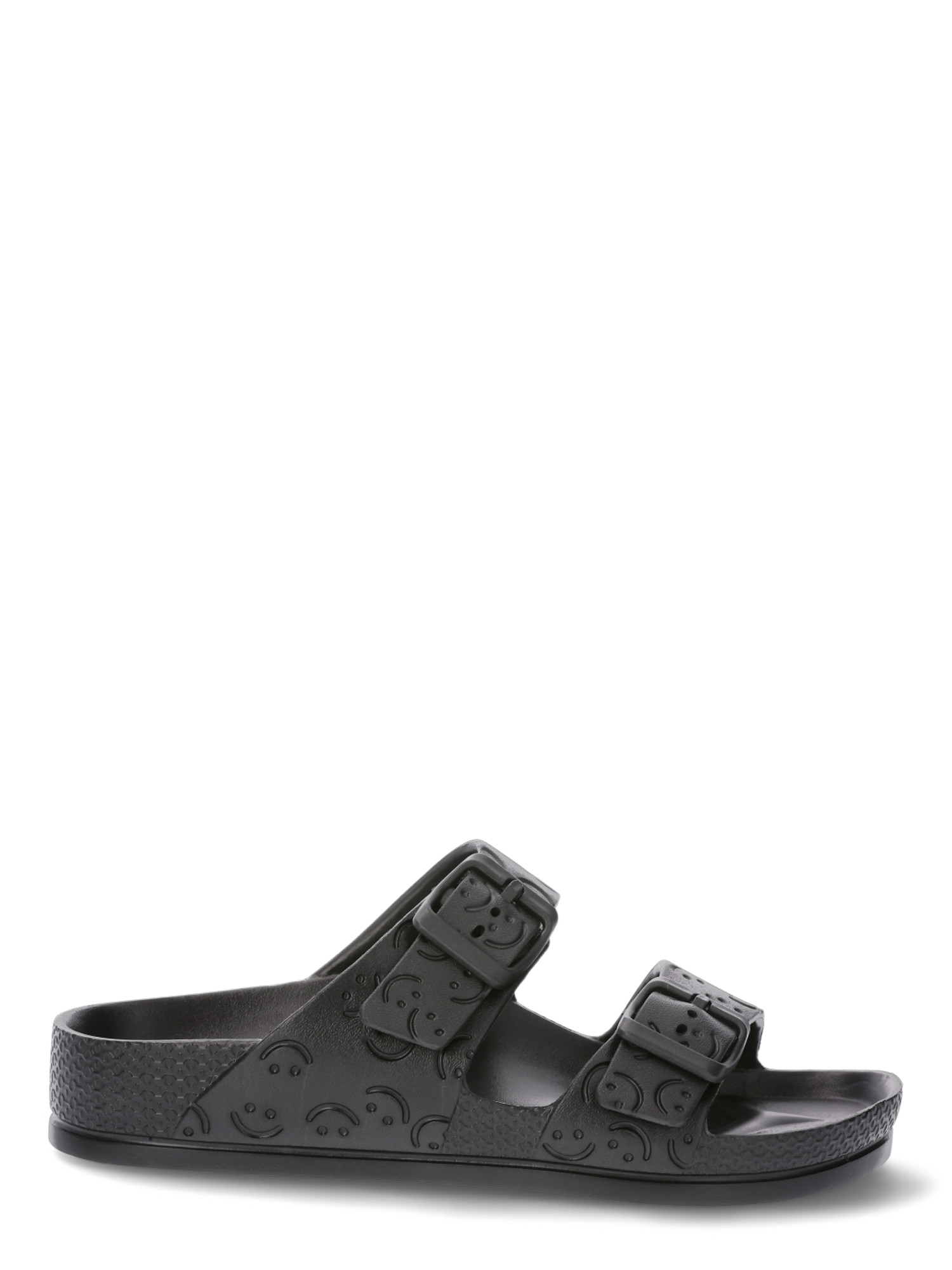 No Boundaries Women's Two Buckle Slide Sandals, Sizes 6-11 | Walmart (US)