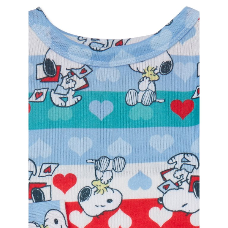 Character Toddler Unisex Valentine's Day Pajama Set, 2-Piece, Sizes 12M-5T - Walmart.com | Walmart (US)