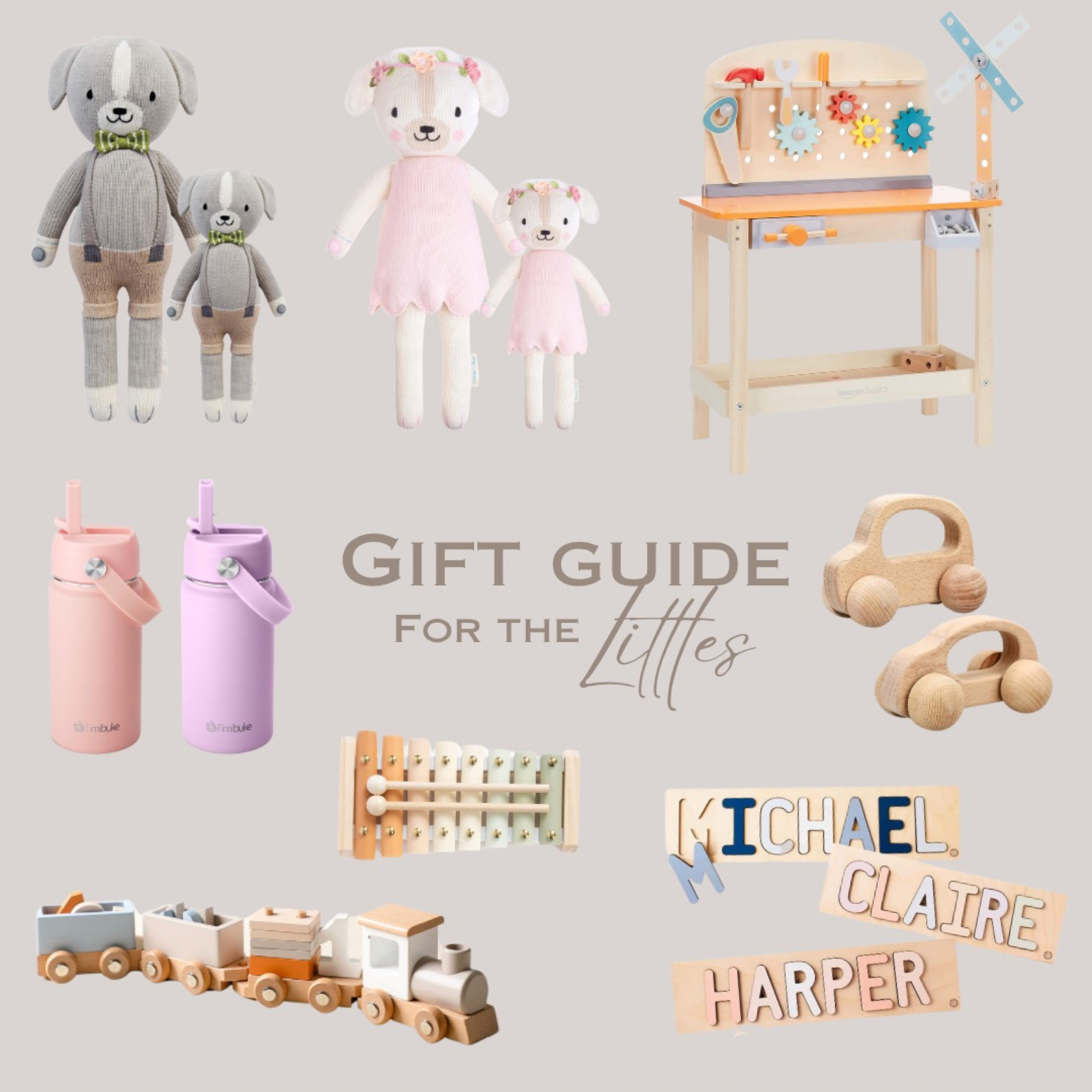 Gift Guide for the Littles! 

Kids toys, wood toys, gifts for kids, toddler gifts, Christmas presents, stuffed animals, Amazon, Amazon finds. 

#LTKkids #LTKHoliday #LTKGiftGuide