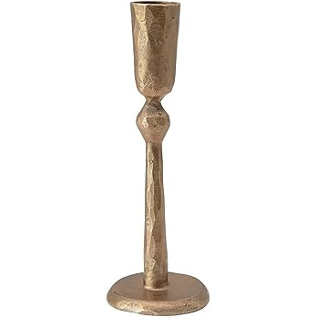 Creative Co-Op Hand-Forged Metal Taper, Antique Brass Finish Candle Holder | Amazon (US)