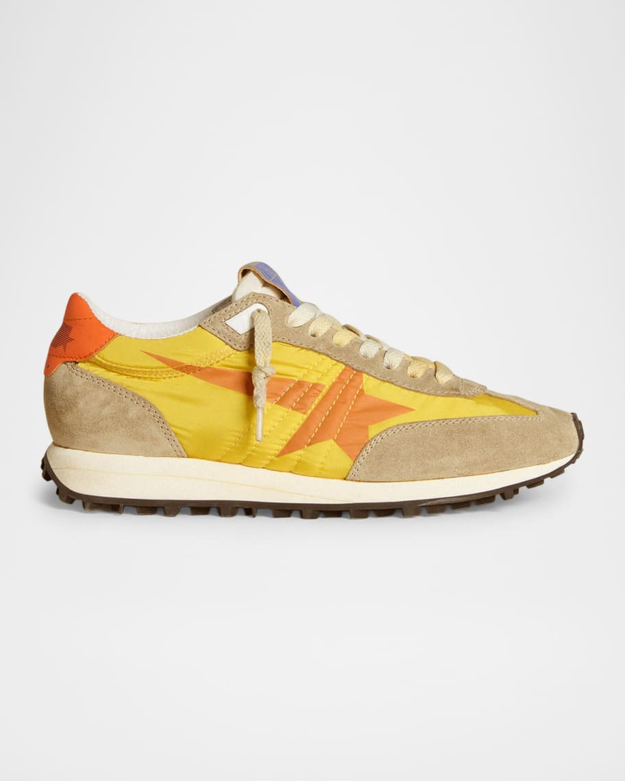 Golden Goose Running Marathon Suede Nylon Sneakers | Neiman Marcus