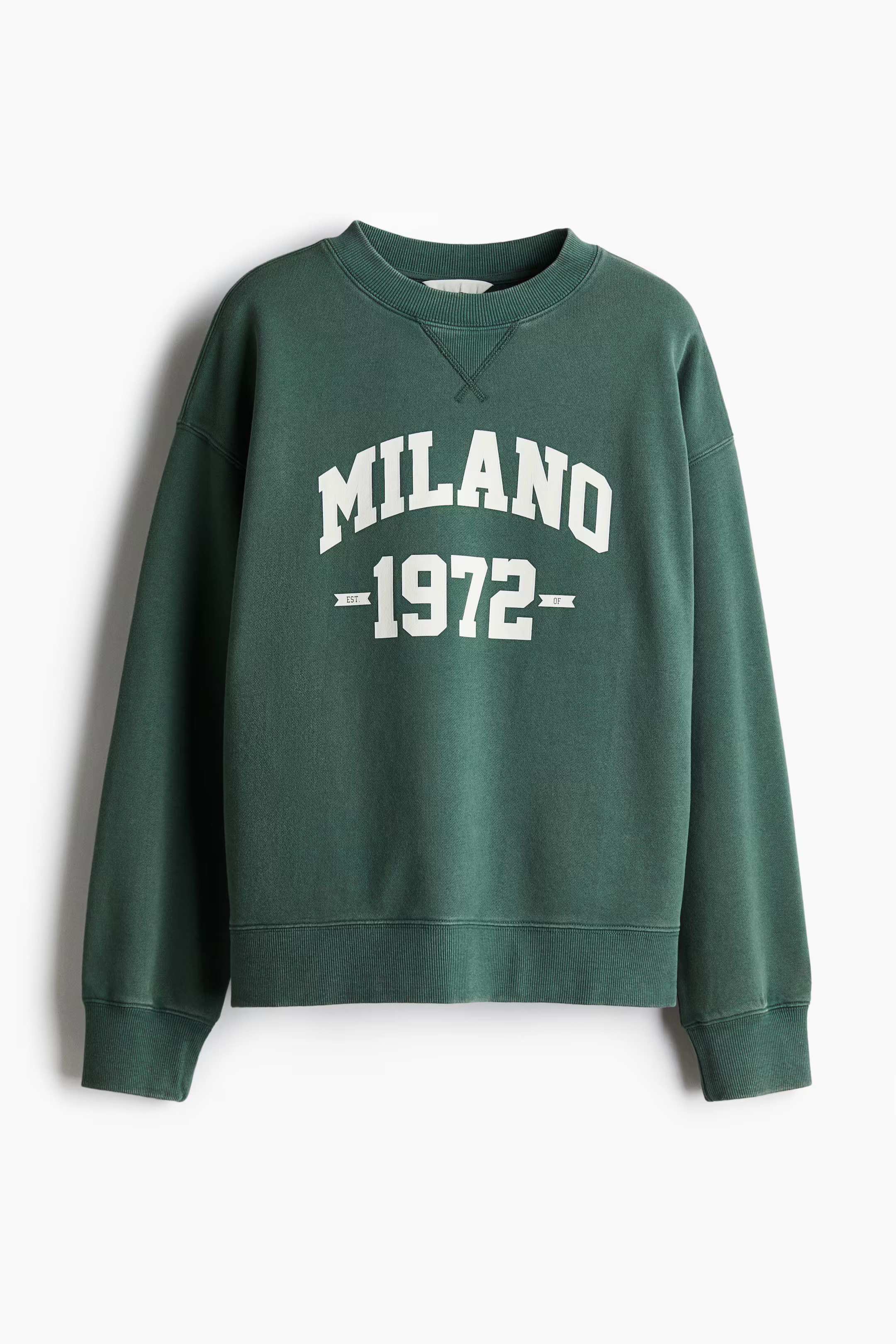 Text-motif sweatshirt | H&M (UK, MY, IN, SG, PH, TW, HK)