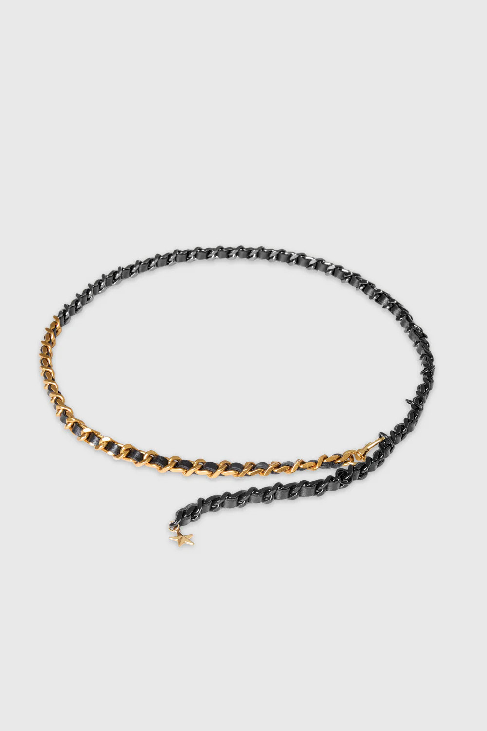 Rebecca Minkoff Chain Belt In Black - Size S/M | Rebecca Minkoff