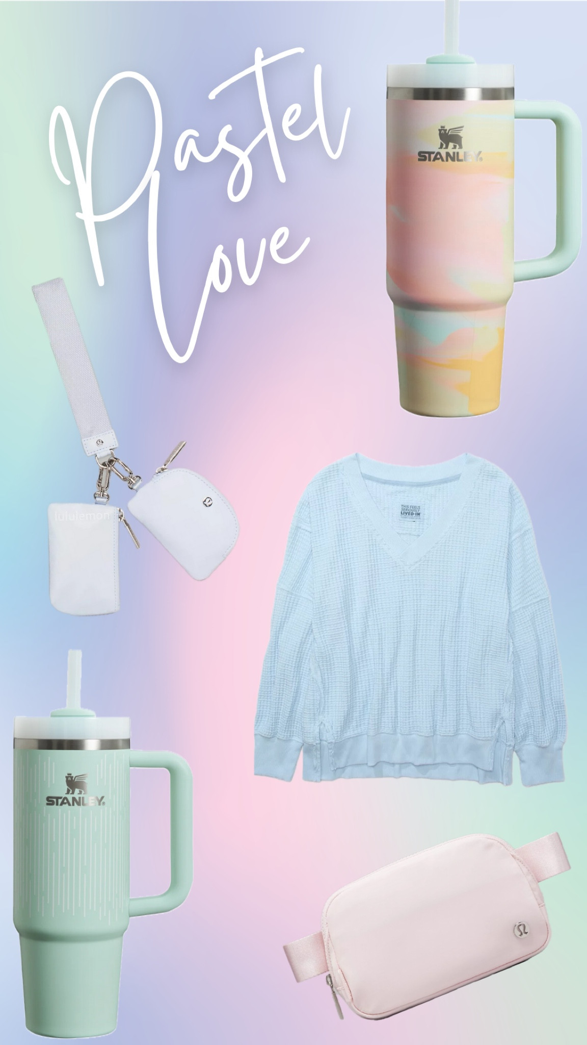 Pastels are making a come back! Spring fashion trends are dropping now! Lululemon and Stanley. Valentine’s gift ideas

#LTKGiftGuide #LTKstyletip #LTKSeasonal