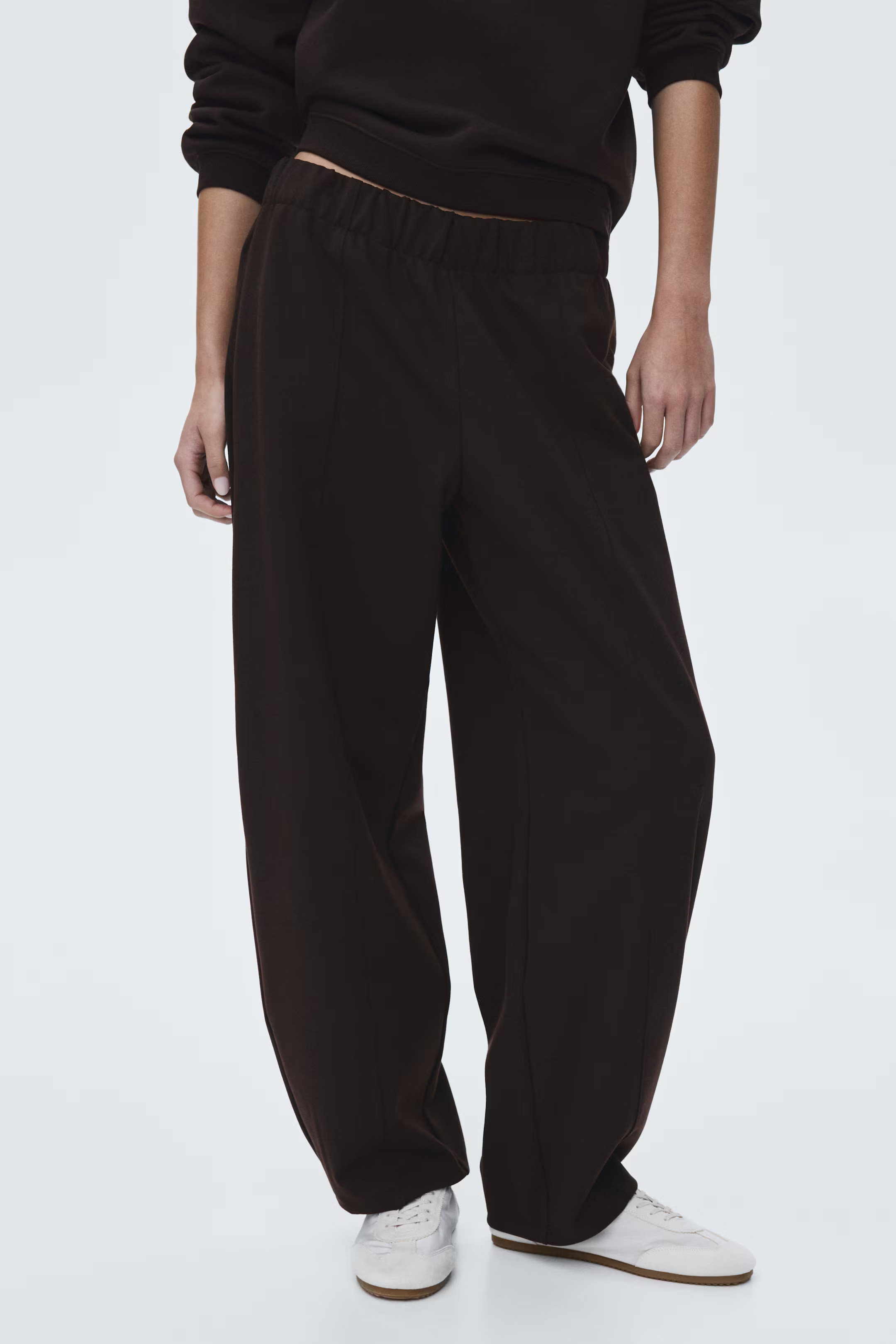 Barrel-Leg Ponte Pants | H&M (US + CA)