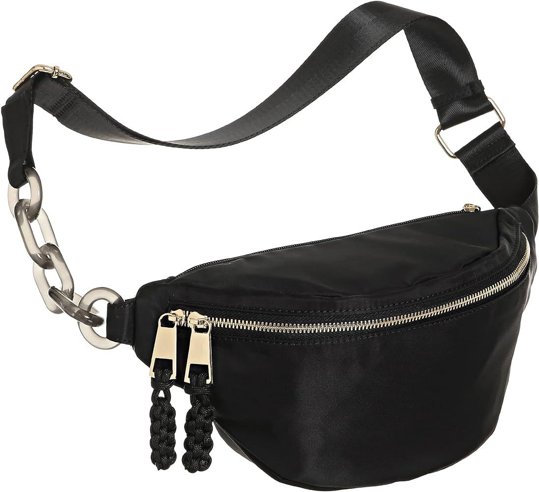 Bum Bag Plus Size Fanny Pack Belt Bag for Women, Fashion Waist Pack with Adjustable Strap, Travel... | Amazon (US)