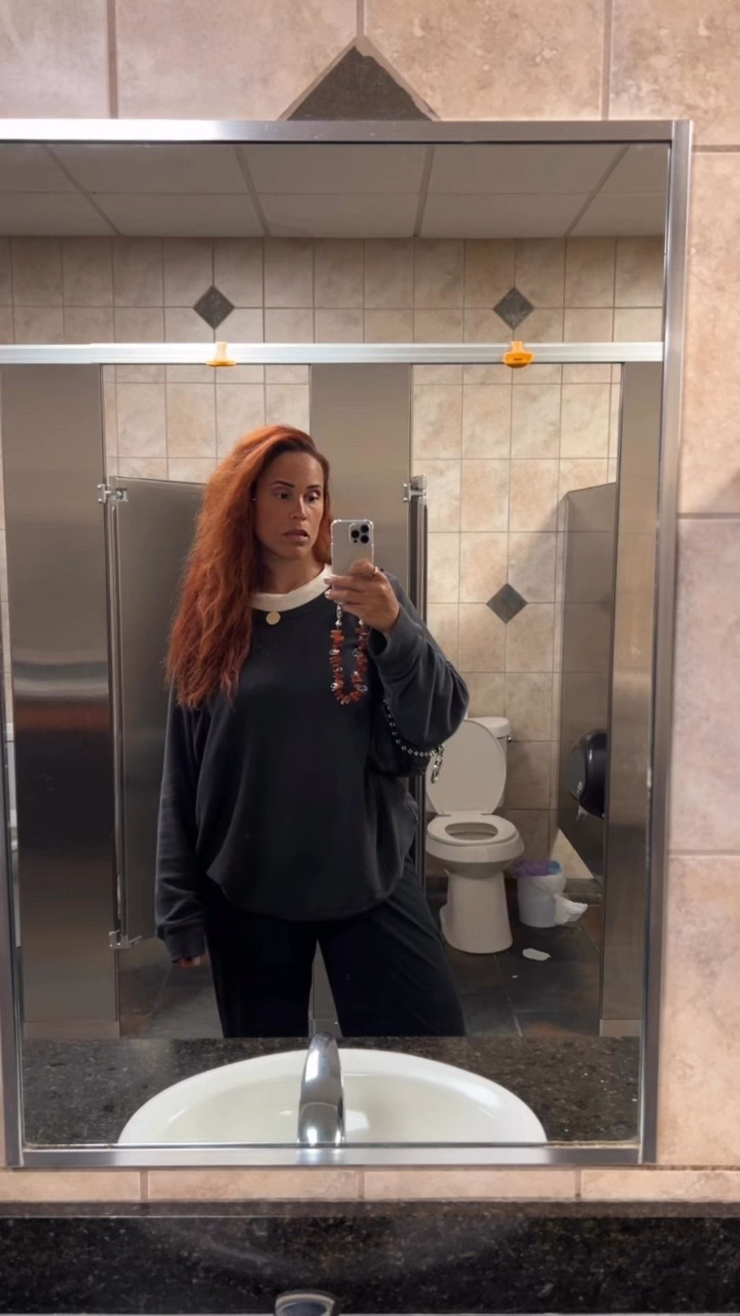 I made this video to talk about how awful some public restrooms are, but my road trip outfit is 10/10. Sort of schlubby, sort of chic is always my goal. 

Mom outfit
Travel outfit
Mom style
Travel style
Casual outfit 
Athleisure 

#LTKMidsize #LTKStyleTip