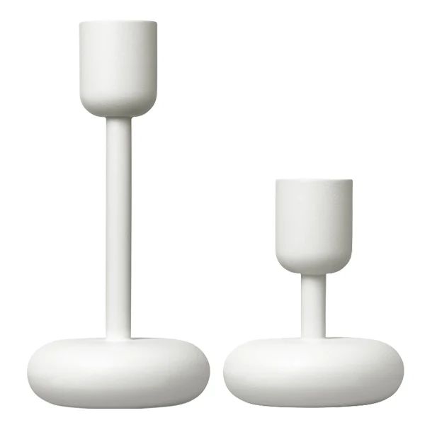 Nappula candleholder, white, 2-pack | Finnish Design Shop (FI)