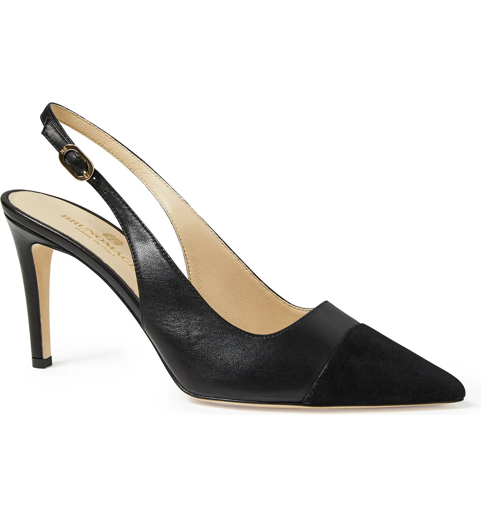 Alina Slingback Pointed Cap Toe Pump (Women) | Nordstrom