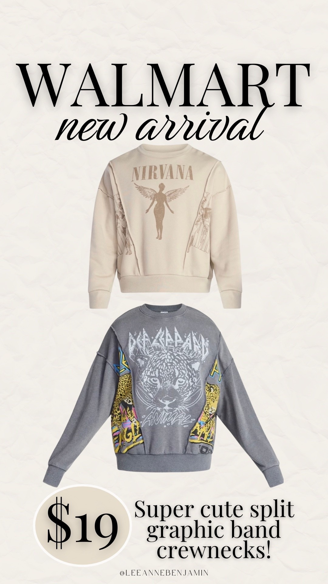 Super cute split graphic crewneck from Walmart!

#LTKootd #LTKgrwm #LTKSaleAlert