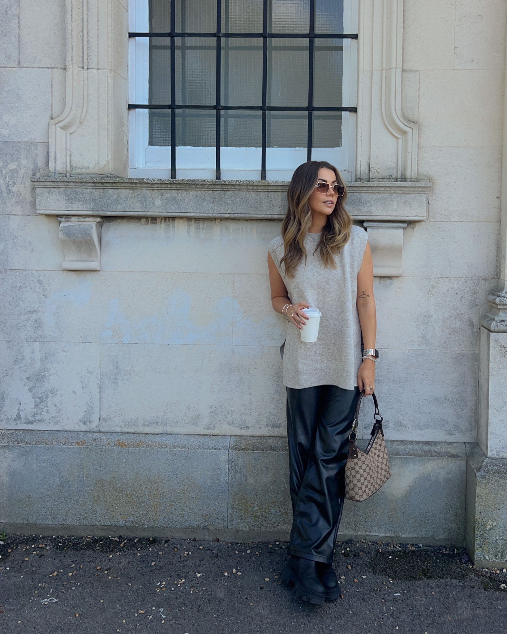 Whenever I wear leather trousers I just remember Ross being stuck in leather trousers in a bathroom and it makes me laugh to myself. 

Shop the outfit using @shop.ltk in my bio, stories and October highlight 

Sunglasses @quayaustralia *
Knit vest @hm 
Trousers @abercrombie *
Boots @officeshoes *

#autumnstyles #autumnoutfits #leathertrousers #minimaloutfit minimal style. Simple outfits. Basic outfit. basic fashion. autumn outfit. Autumn outfit ideas. Leather trousers. H&M knitwear

#LTKxAFeurope #LTKeurope