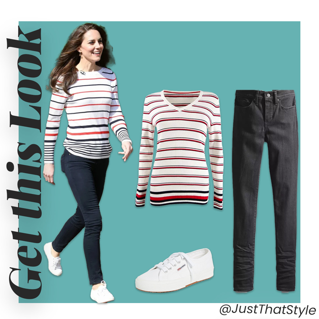 Even princesses dress down. Channel Kate’s charity-day stripes, dark skinnies, and classic sneakers—joyful style without the royal price. Tap to shop and spread good vibes.
#JustThatStyle #LTKcasual #PrincessKateInspired 

 #LTKFindsUnder100 #LTKStyleTip #LTKWorkwear