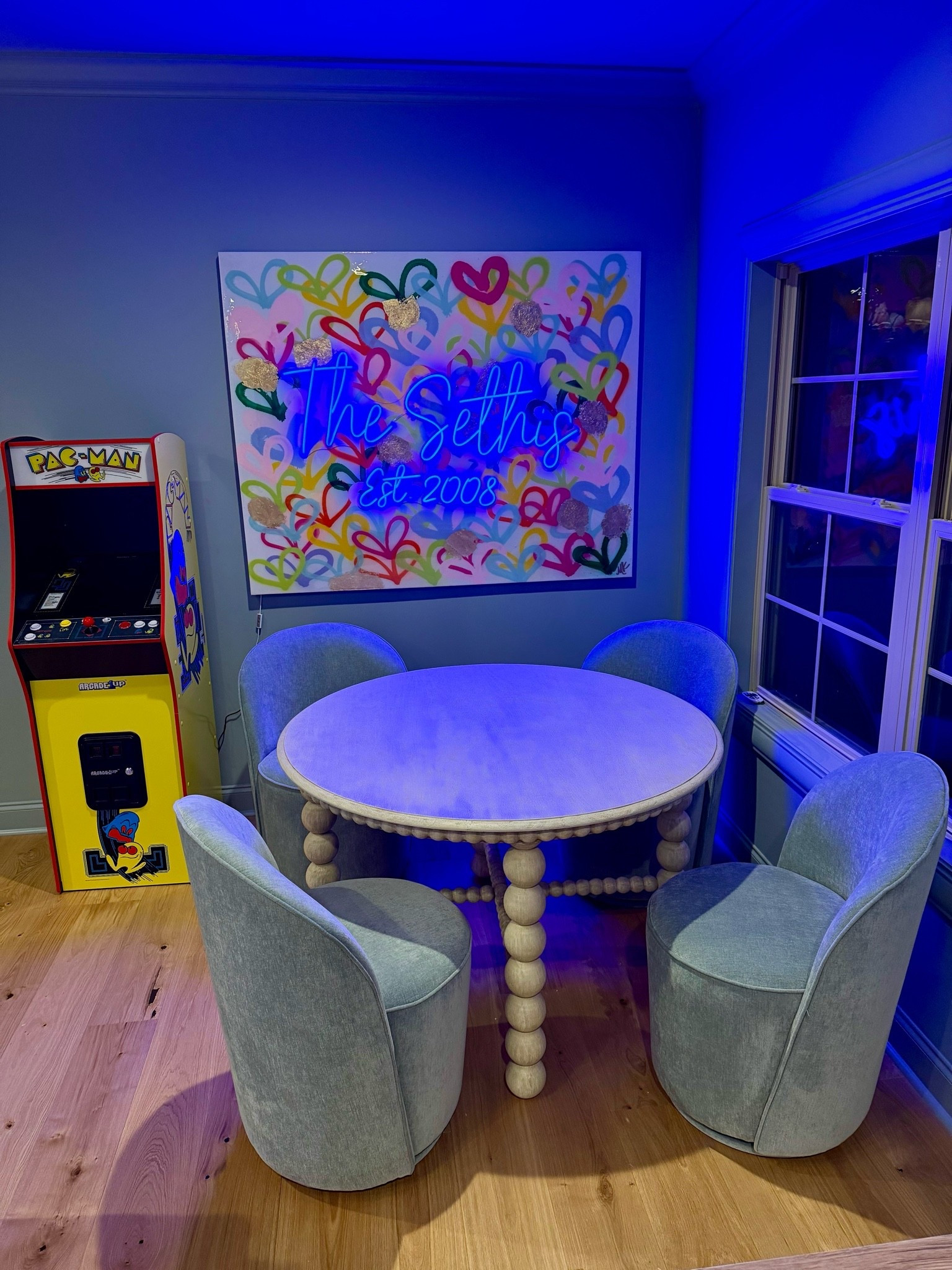 Table is 48 inches from Miskelly furniture 
Artwork by MK decker designs

#LTKHome