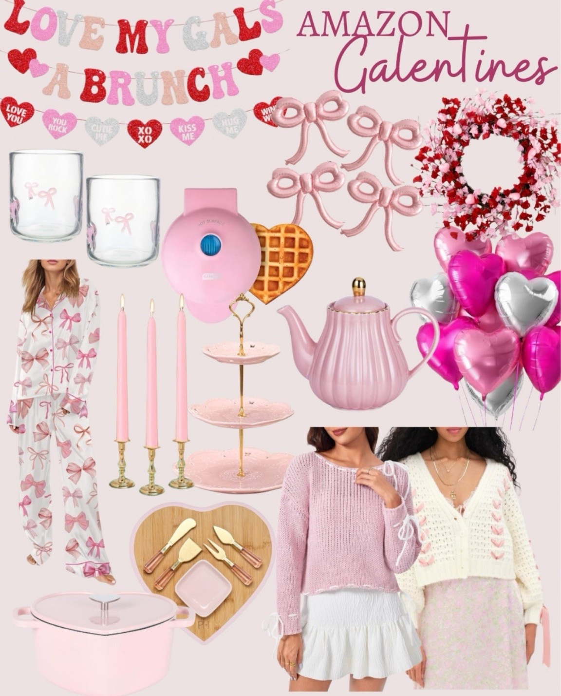 Galentines Brunch / Valentines Day Decor 






Amazon finds 
Amazon home 
Valentines day outfit 
Heart sweater 
Valentines pajamas 
Valentine’s Day party 

#LTKSeasonal #LTKHome #LTKFindsUnder50