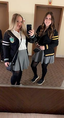 Harry Potter Womens' Slytherin House Crest Open Front Cardigan Juniors Knit Sweater | Amazon (US)