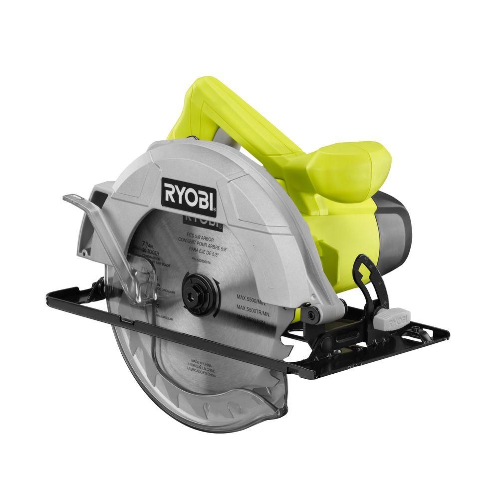 RYOBI 13 Amp Corded 7-1/4 in. Circular Saw | The Home Depot