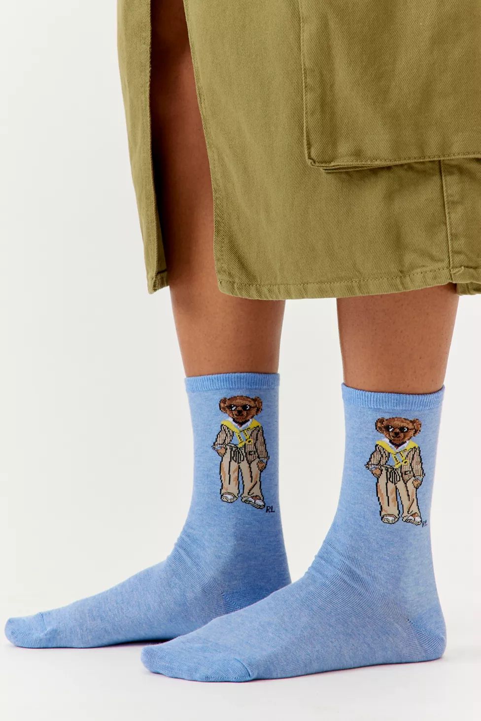 Polo Ralph Lauren Early Spring Bear Crew Sock | Urban Outfitters (US and RoW)