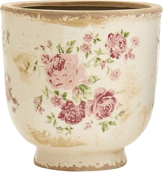 7.5in. Tuscan Ceramic Floral Print Planter | Amazon (US)