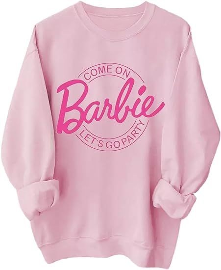 RFBIQI Come On Let's Go Party Sweatshirt Women Trendy Girls Shirt Cute Bachelorette Pullover Fall... | Amazon (US)