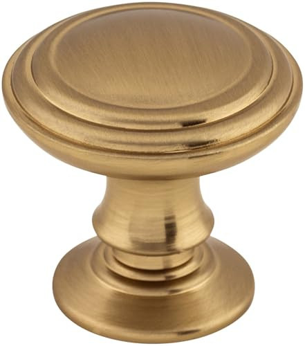 Top Knobs TK320HB Top Knobs TK320 Reeded 1-1/4 Inch Mushroom Cabinet Knob from The Chareau Collection | Amazon (US)