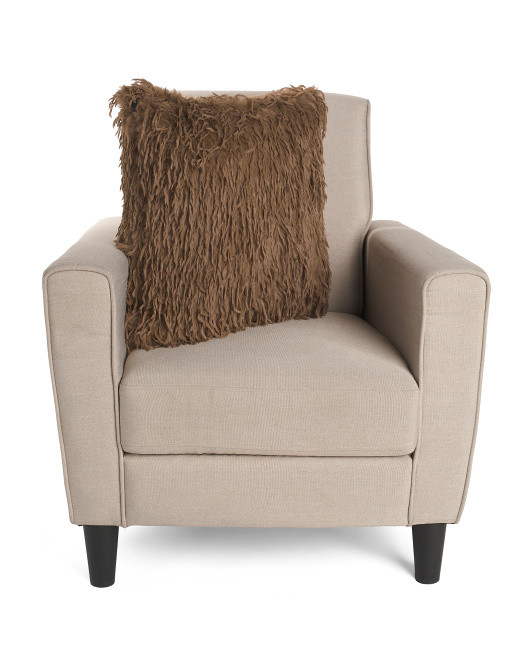 22x22 Luxe All Over Feather Faux Fur Pillow | TJ Maxx