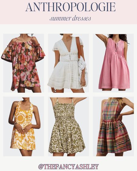 Cutest summer dresses from anthro ! 

#LTKStyleTip #LTKSeasonal #LTKFindsUnder100