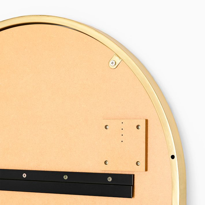 Metal Frame Arched Floor Mirror - 28"W x 74"H | West Elm (US)