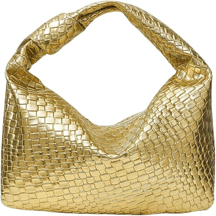 Verdusa Women's Knot Strap Leather Handbags Zipper Hobo Clutch Purses | Amazon (US)