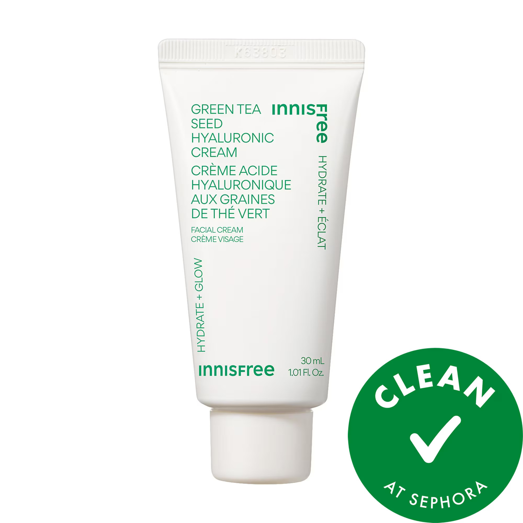 innisfree Green Tea Hyaluronic Acid Hydrating Cream for Skin Barrier Repair​ 1.01 oz / 30 mL | Sephora (US)
