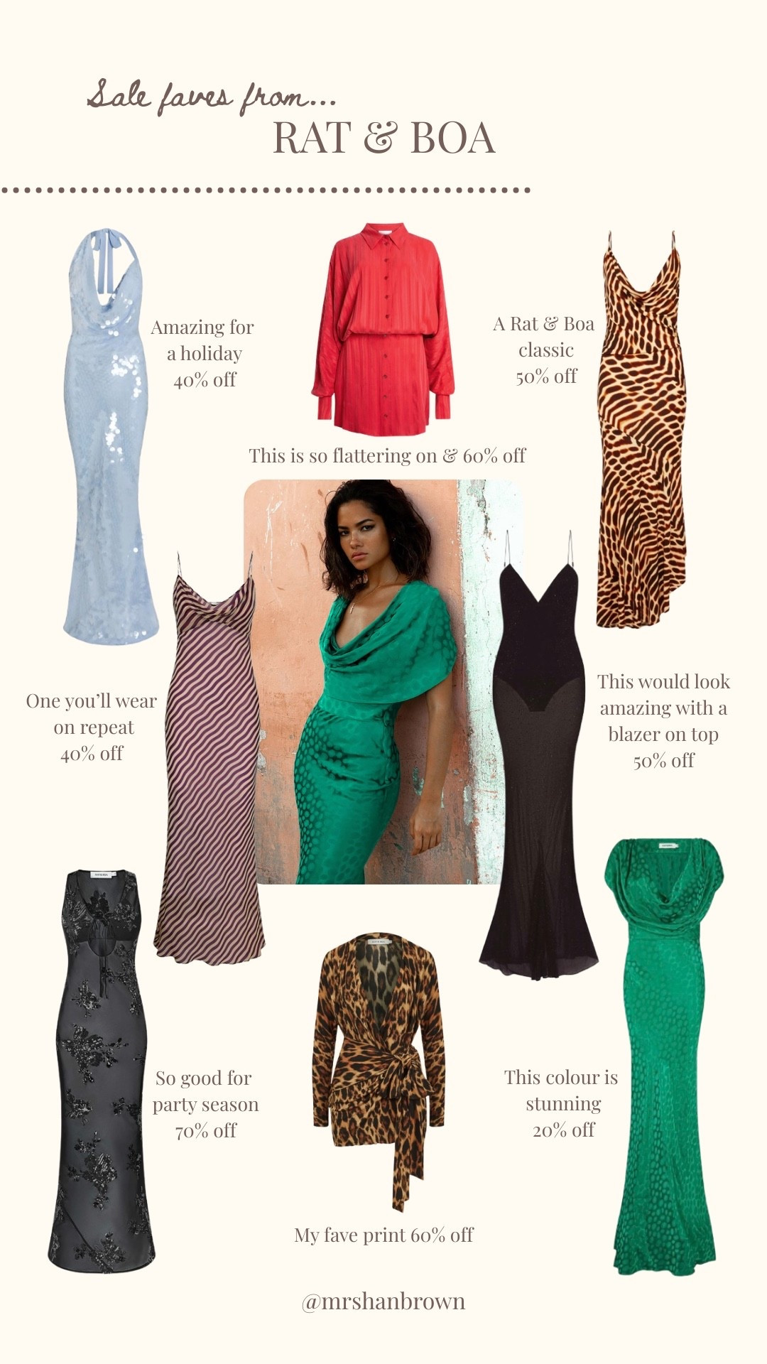 The Rat & Boa sale is SO good girls! Now is the time to purchase some gorgeous dresses that’ll see you through so many seasons 🫶🏼

Sale, dresses, maxi dress, mini dress, summer dress, holiday outfit, evening outfit, occasion wear, party dress

#LTKuk #LTKautumn #LTKdresses