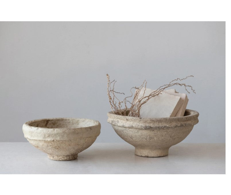 Paper Mache Bowl, 2 Sizes | The Nested Fig