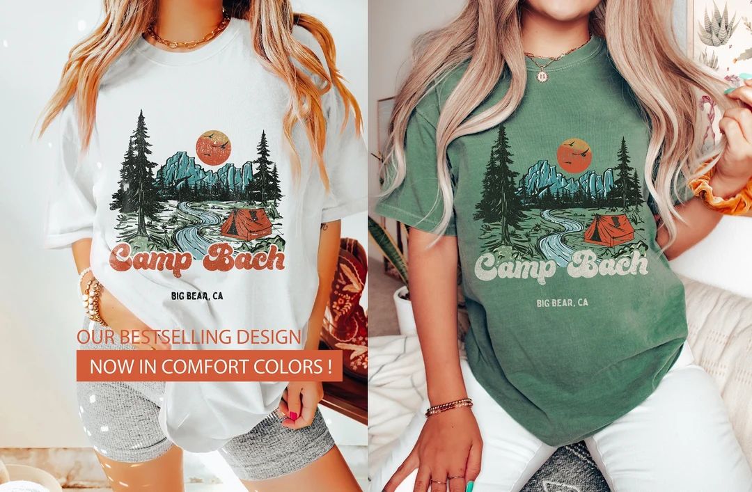 Retro Camp Bachelorette Shirts Custom Bachelorette Party - Etsy | Etsy (US)