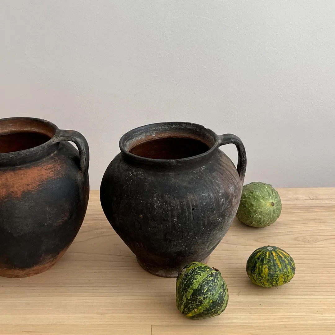 Ancient Clay Pot, Antique Clay Vessel, Rustic Ceramic Bowl, Pottery Jug, Primitive Rustic Earthen... | Etsy (US)