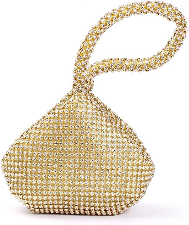 Women's Evening Bags Glitter Rhinestone Triangle Purse Party Prom Wedding Purse | Amazon (US)