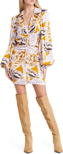 Esmeralda Long Sleeve Shirtdress | Nordstrom
