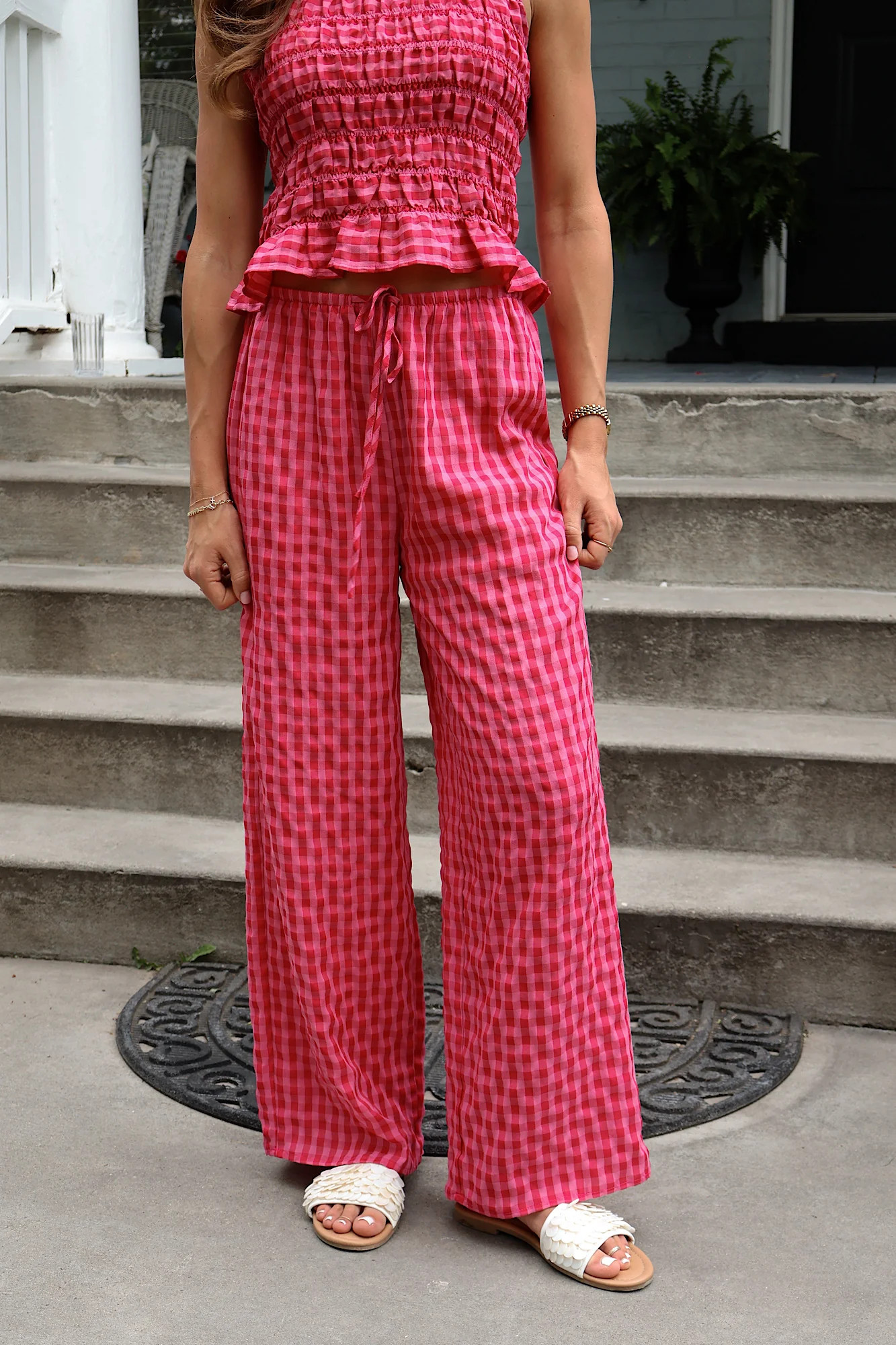 Savannah Gingham Pants | Henly