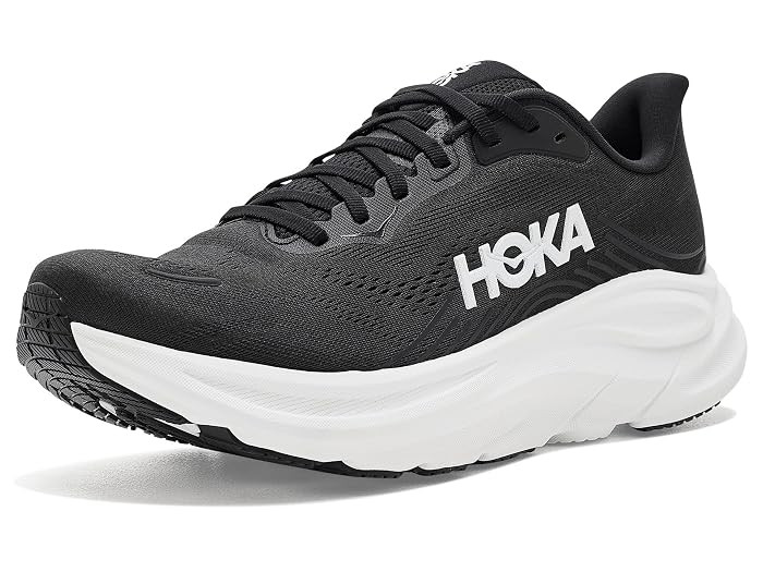 HOKA Clifton 11 Men's Running Shoes Black/Black: 10 EE - Wide | Zappos.com
