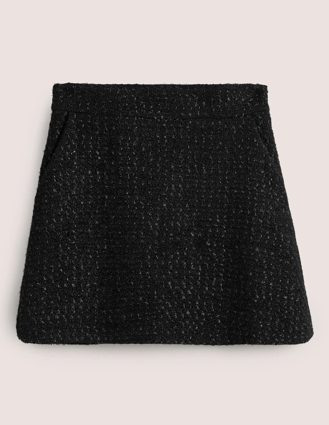 Tweed Metallic Mini Skirt - Shimmery Tweed | Boden EU | Boden (UK & IE)
