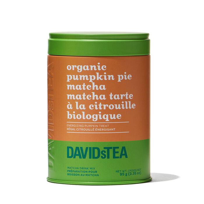 Pumpkin Pie Matcha Printed Tin Organic | DAVIDsTEA