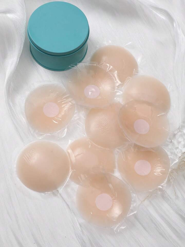 10pcs Silicone Nipple Covers Invisible Waterproof Anti-Chafing Breast Petals | SHEIN