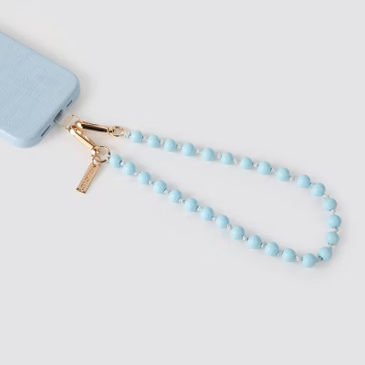 Hello Lux Beaded Wristlet - Blue | Target