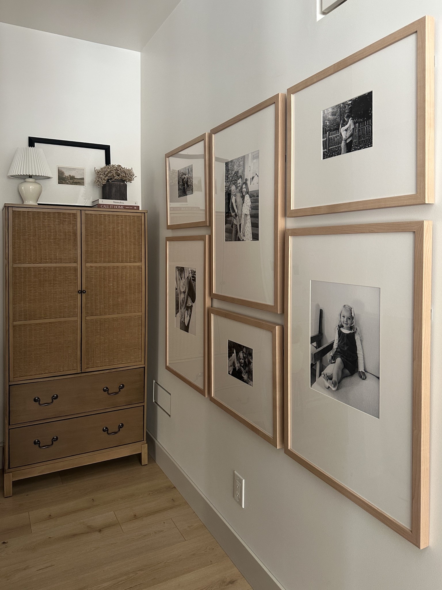 The prettiest gallery wall!! Available in a few other color frames as well 😍 This is a splurge item for sure, so I linked some almost identical frames to get the same look for less! 

#LTKHome