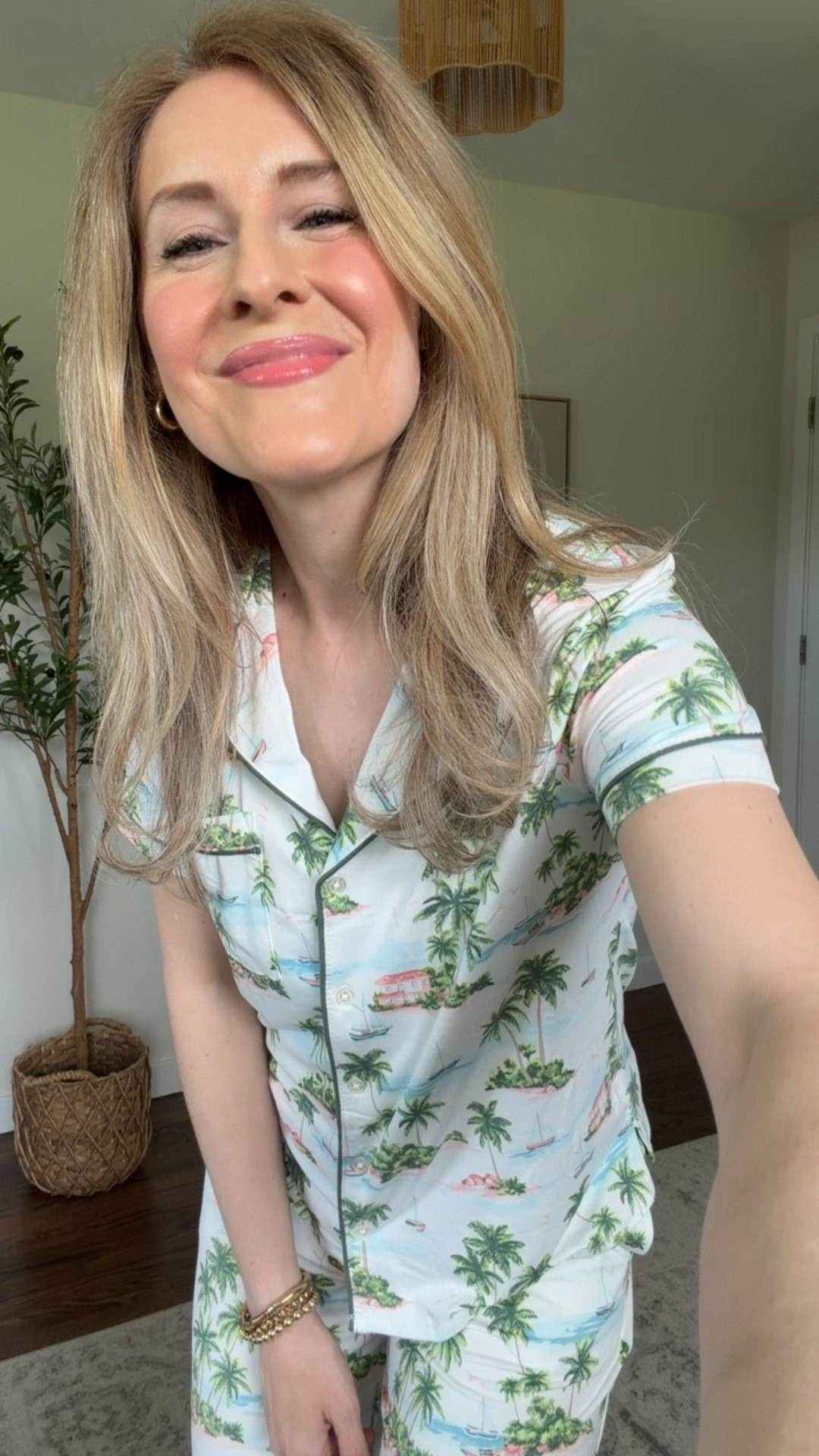 These pajamas are like a mini vacation! Love this new tropical island print. Under $20. Fits true to size; I’m a small. #walmartfashion

#LTKOver40