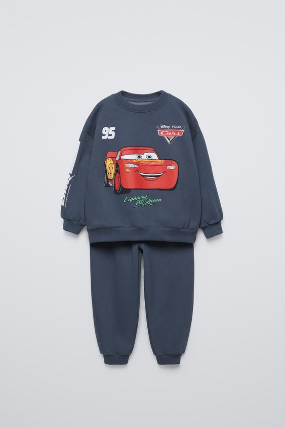 CARS LIGHTNING MCQUEEN © DISNEY SWEATSHIRT AND JOGGERS MATCHING SET | Zara US