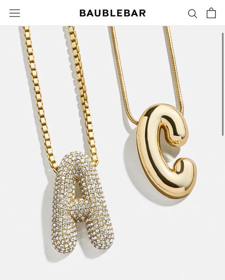 Bubble letter necklace 🙌🏽 20% off right now! Great Mother’s Day gift! @baublebar 

Mother’s Day gift, gift guide, necklace, jewelry 

#LTKfindsunder100 #LTKsalealert #LTKGiftGuide