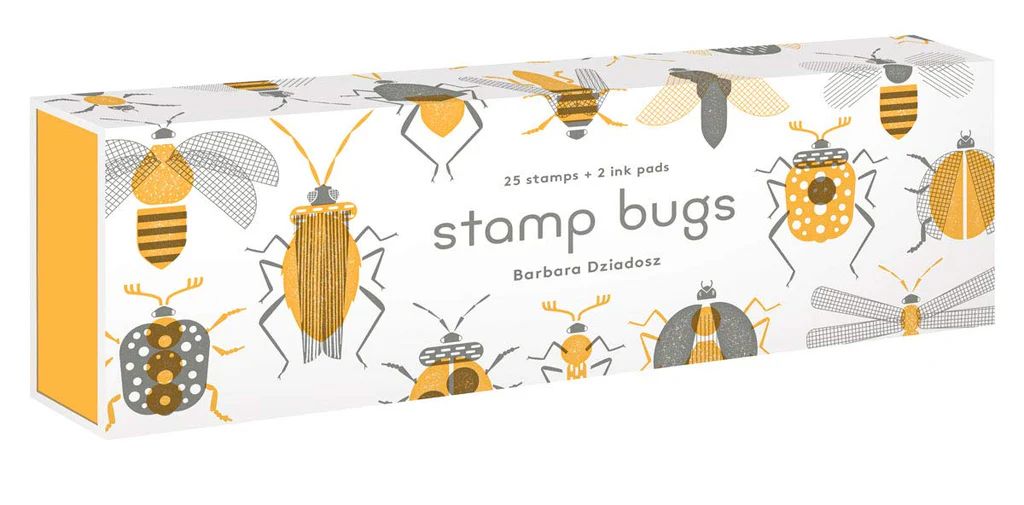 Stamp Bugs (25 stamps, 2 ink colors) | Mochi Kids