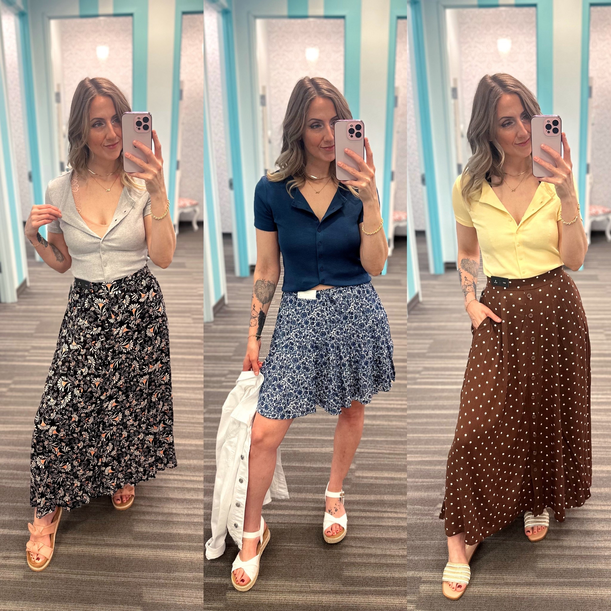 Wearing small in tops and skirts. New arrivals from maurices - classic, simple and a must buy. 

#LTKSaleAlert #LTKWorkwear #LTKootd