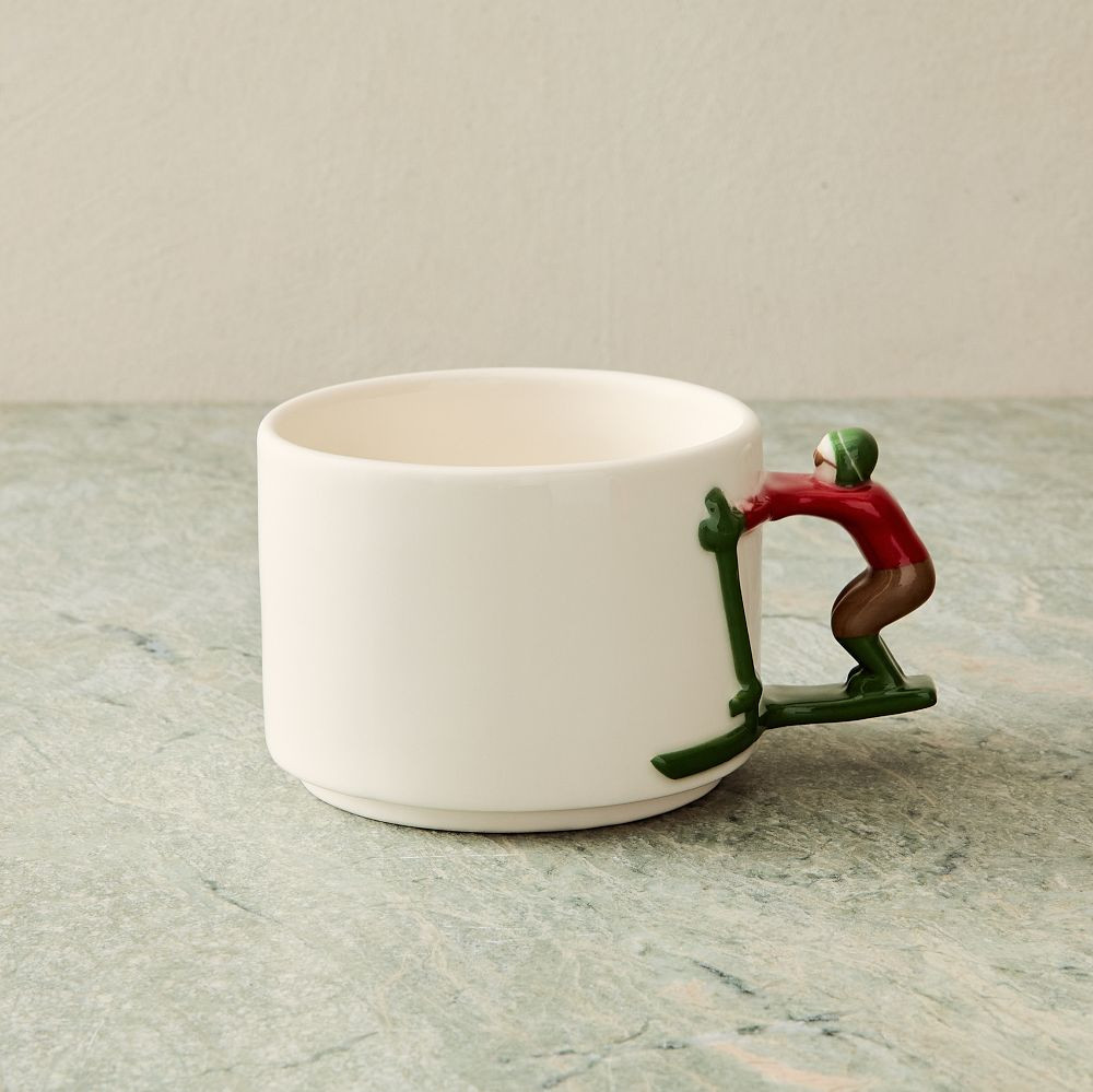 St. Jude Skier Stacking Figural Mug | West Elm (US)