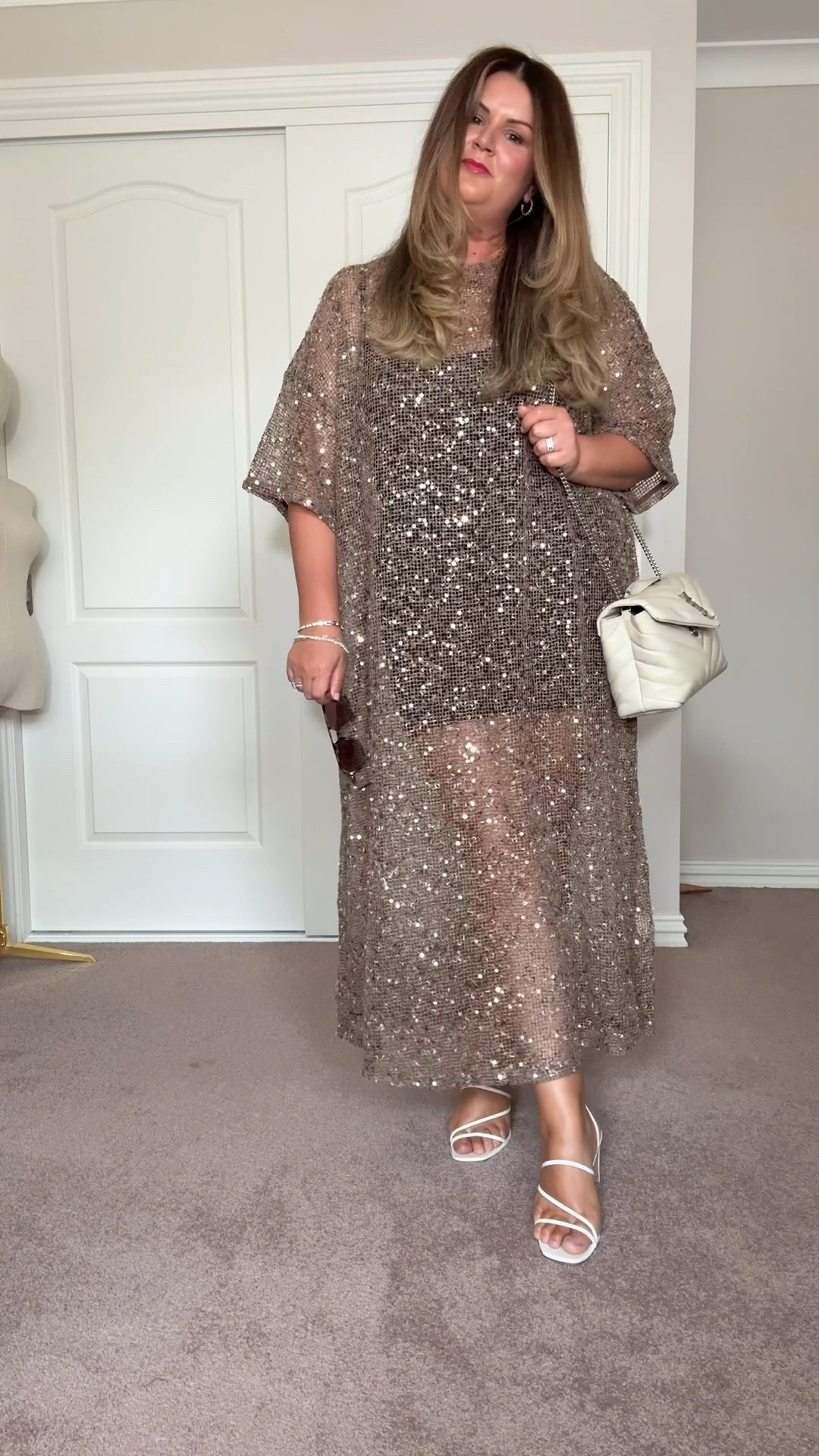 Happy V-Day 🍒 Sequins for date night ✨
Sizing - wearing a 14, however it is oversized 🪩

#LTKFashionMonth #LTKpartywear #LTKdatenight