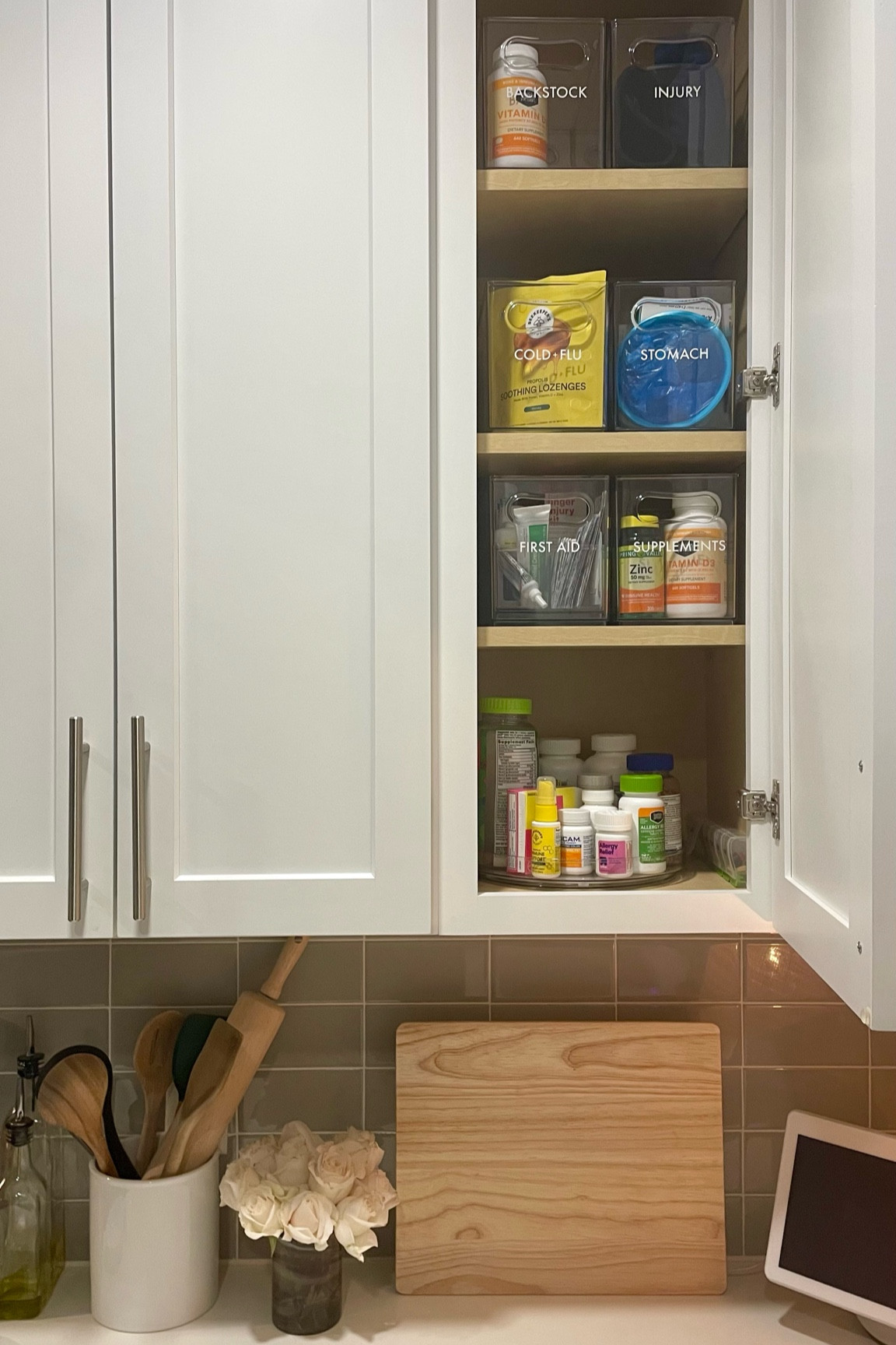 Medicine cabinet organization / Walmart finds / the home edit acrylic organizers 

#LTKHome